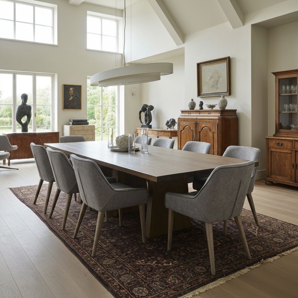 Dining furniture collection with various seater options
