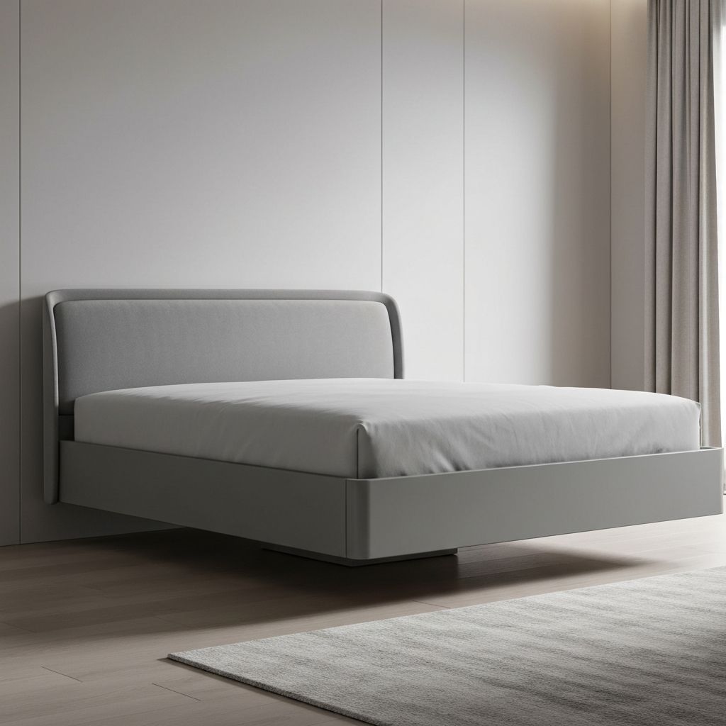 Sleek MDF Platform Bed